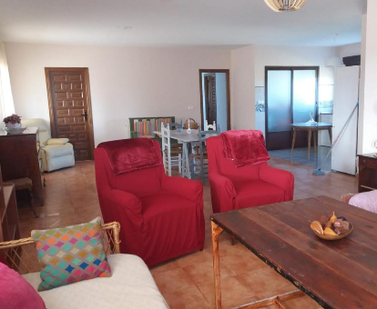 Foto de la sala de estar en Villa casa Rural la Galana Albacete